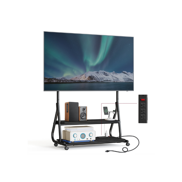 VASAGLE TV Stand with Wheels ULTV129B01