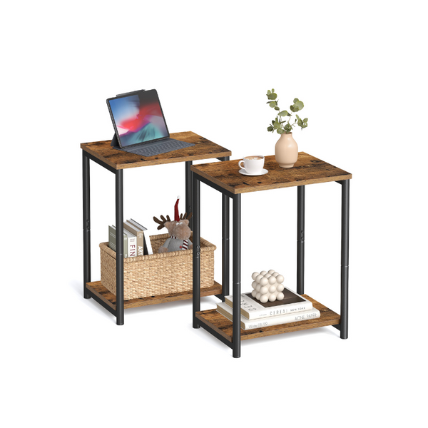 VASAGLE Side Table with Open Storage ULET272B01