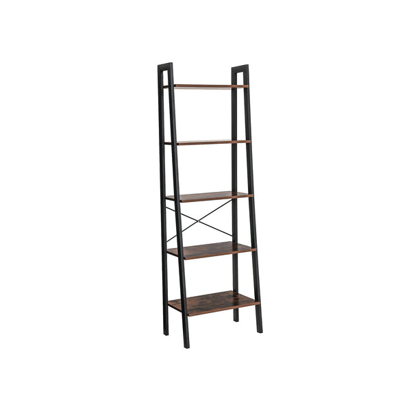 VASAGLE 5-Tier Vintage Ladder Shelf ULLS45X