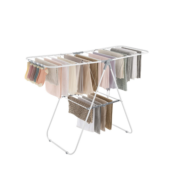 SONGMICS Clothes Drying Rack with Sock Clips ULLR052W02