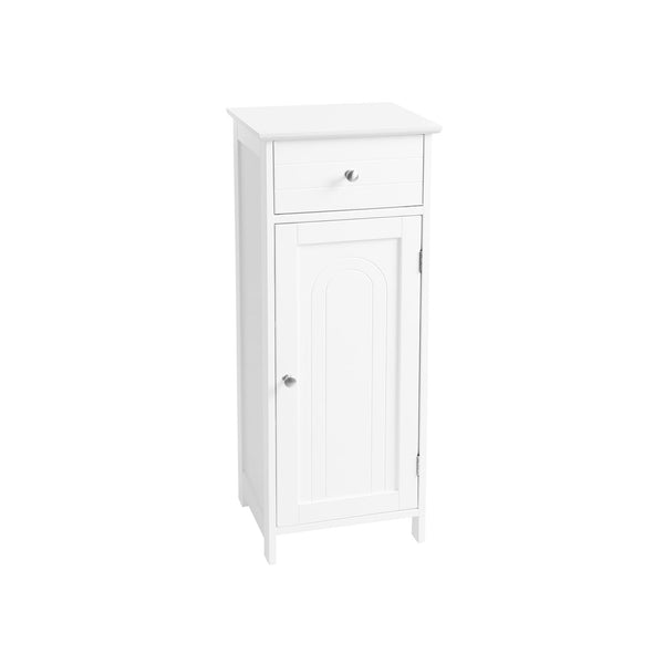 VASAGLE Slim Profile Bathroom Cabinet UBBC48WT