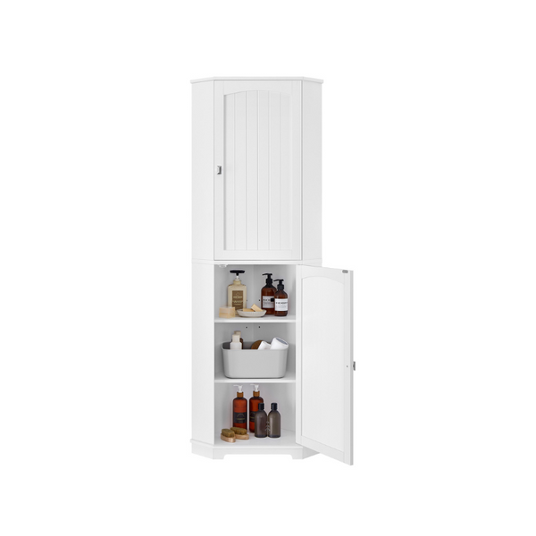 VASAGLE Bathroom Storage Cabinet with 4 Adjustable Shelves UBBC541P31