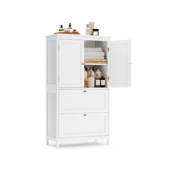 VASAGLE Freestanding Cabinet with 2 Drawers and 2 Doors UBBC551P31