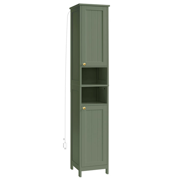 VASAGLE Tall Bathroom Cabinet with Lights UBBC566C01