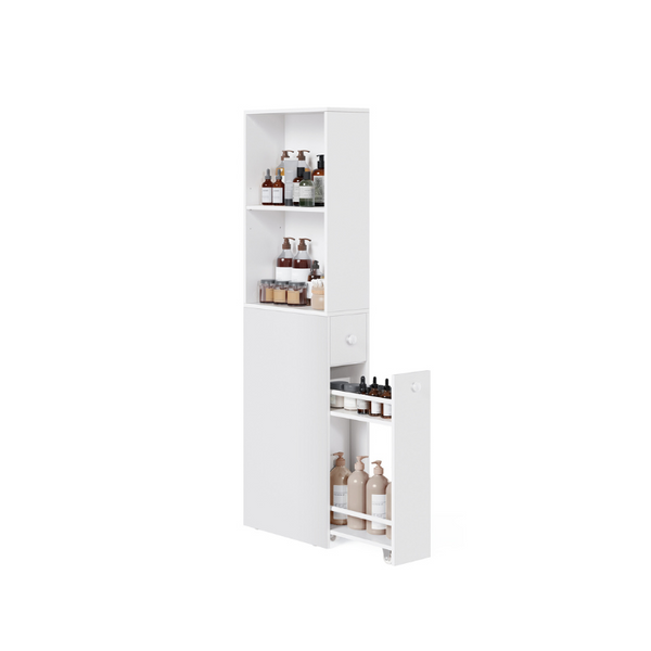 VASAGLE Freestanding Cabinet with Storage Drawers and Adjustable Shelf UBBK567T14