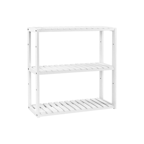 SONGMICS Wall Mounted 3-Tier Utility Storage Shelf UBCB13W