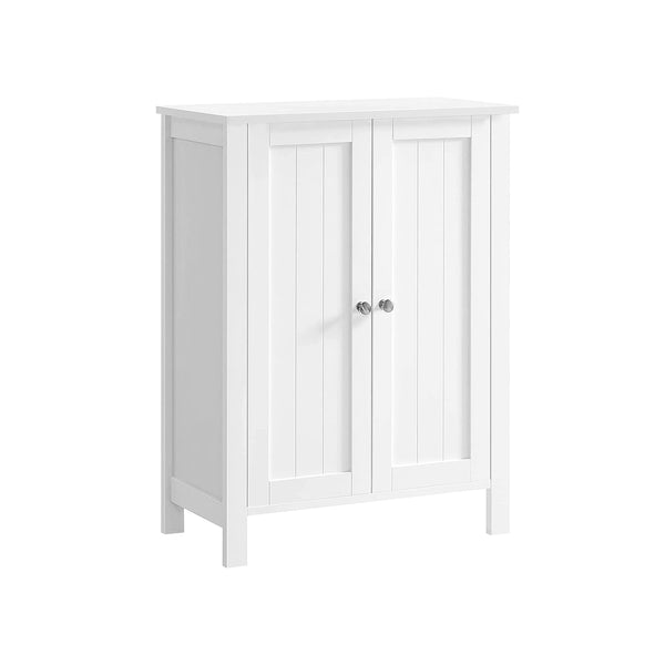 VASAGLE Bathroom Floor Storage Cabinet with Double Door UBCB60W