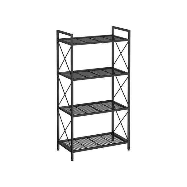 SONGMICS Metal Storage Shelf with X Side Frames UBSC164B01