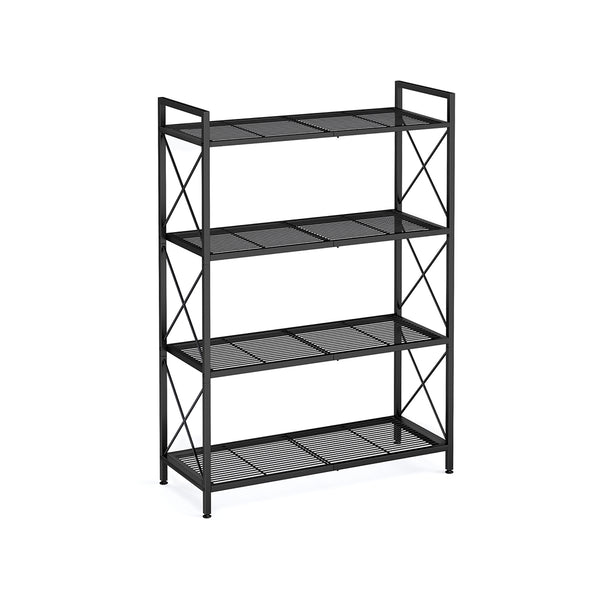 SONGMICS Metal Storage Shelf with X Side Frames UBSC184B01