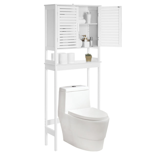 SONGMICS Bathroom Cabinet with Adjustable Inside Shelf UBTS010W01