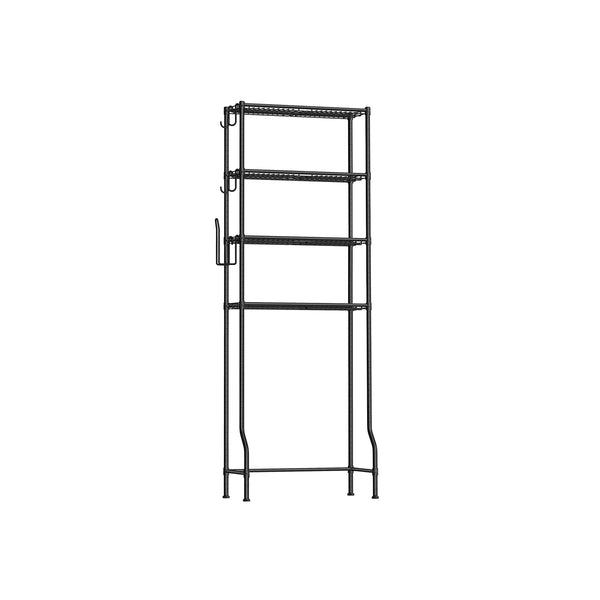 SONGMICS 4-Tier Metal Over-the-Toilet Storage Shelf UBTS013B01