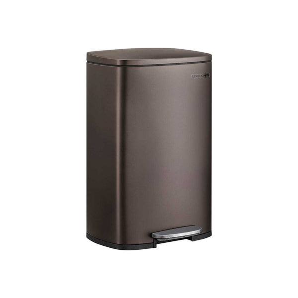 SONGMICS 13 Gallon Kitchen Trash Garbage Can ULTB50BR