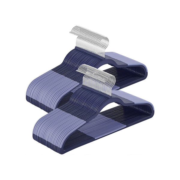 SONGMICS Plastic Non-Slip Clothes Hangers for Wardrobe Space Saving UCRP050C05