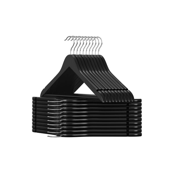 SONGMICS 20-Pack Coat Hangers with Shoulder Notches UCRW02B-20