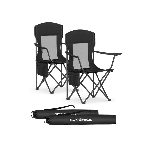 SONGMICS Foldable Camping Chairs Set of 2 UGCB028B02