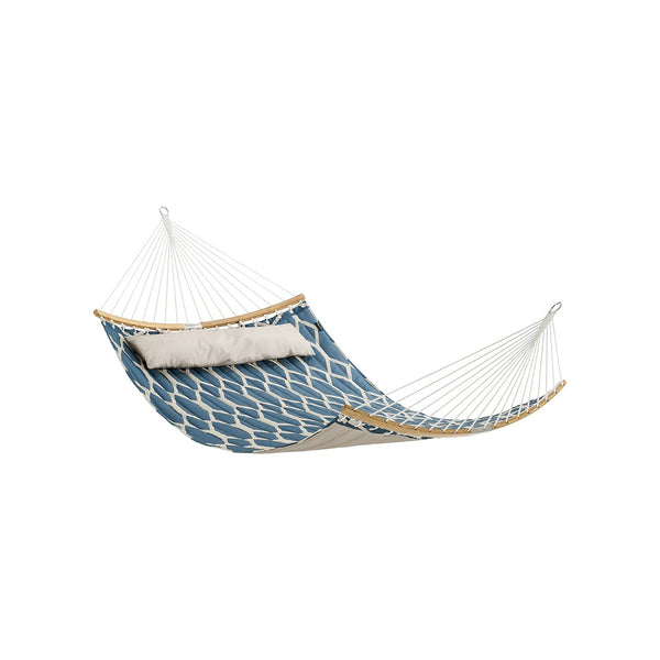 SONGMICS Quilted Hammock with Curved Bamboo Spreaders UGDC034I02