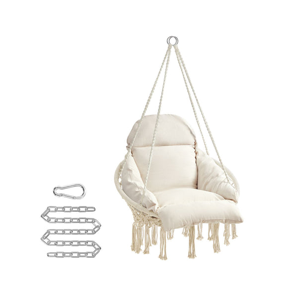 SONGMICS Hanging Chair with Thick Cushion UGDC042M01