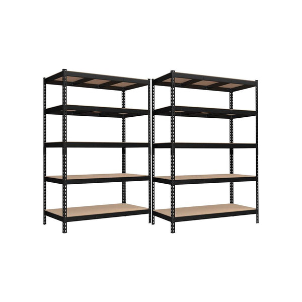 SONGMICS 5-Tier Storage Shelves set of 2 UGLR600B02