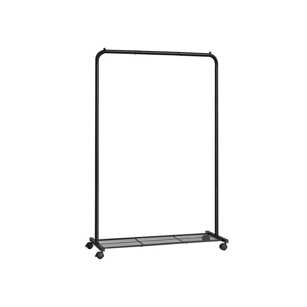 SONGMICS Clothes Rack with Wheels UHSR25BK