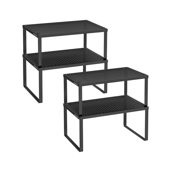 SONGMICS Set of 4 Metal Kitchen Counter Shelves UKCS006B01