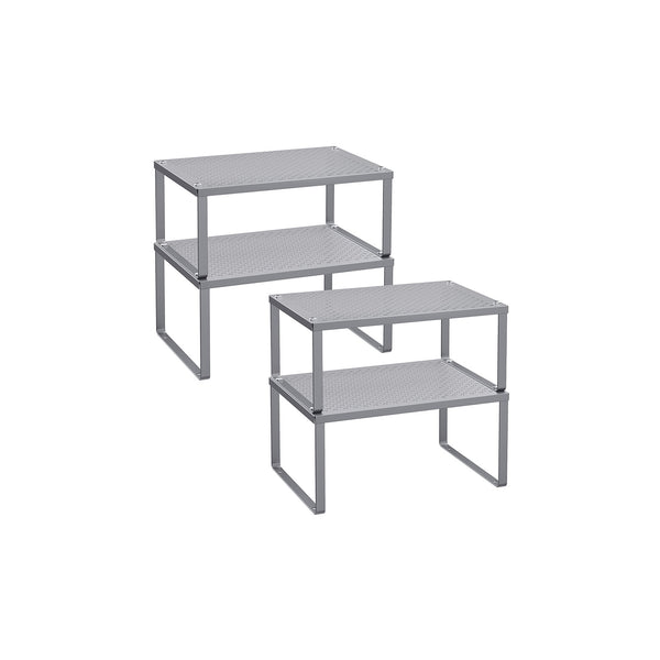 SONGMICS Set of 4 Metal Kitchen Counter Shelves UKCS006S01