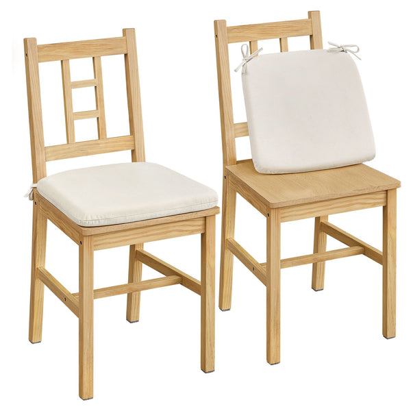 VASAGLE VASAGLE Dining Chairs, Set of 2, Kitchen and Dining Room Chairs, Dinner Chairs UKDC150N01