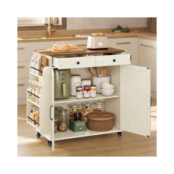 VASAGLE Hains Collection - Mobile Kitchen Island UKKI008W01