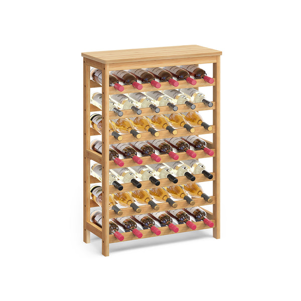 SONGMICS 7-Tier Wine Rack for 42 Bottles UKWR27NL