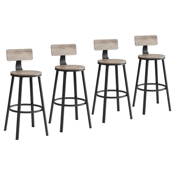 VASAGLE VASAGLE Bar Stools Set of 4 ULBC226B02