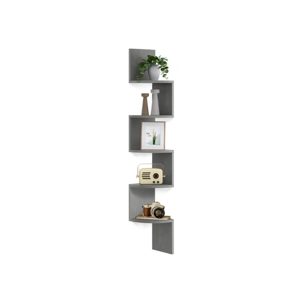 VASAGLE 5-Tier Floating Wall Shelf ULBC072G49