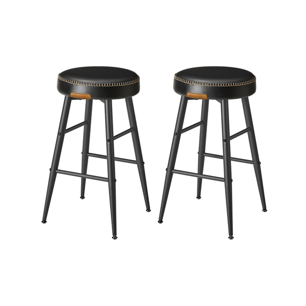 VASAGLE EKHO Collection - Set of 2 Bar Stools 30" Tall ULBC080B01
