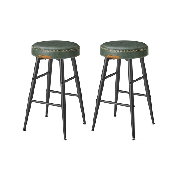 VASAGLE EKHO Collection - Set of 2 Bar Stools 30" Tall ULBC080C01