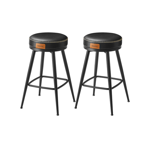 VASAGLE EKHO Collection - Bar Stools Set of 2 ULBC100B01