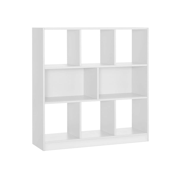 VASAGLE Wooden Bookcase with Open Shelves ULBC55WT