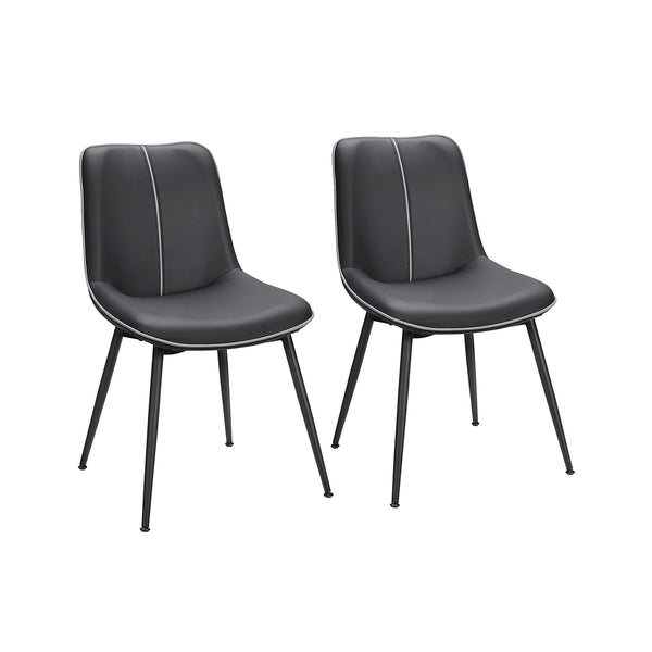 VASAGLE Leather Dining Chairs Set ULDC140B02
