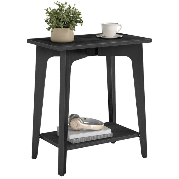 VASAGLE Maezo Collection - Side Table, 2-Tier Small Rectangular End Table ULET332B01