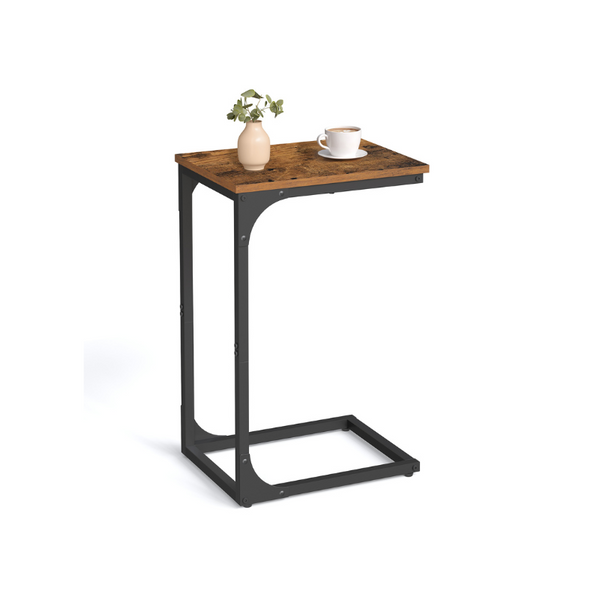 VASAGLE C-Shaped End Table ULET350B01