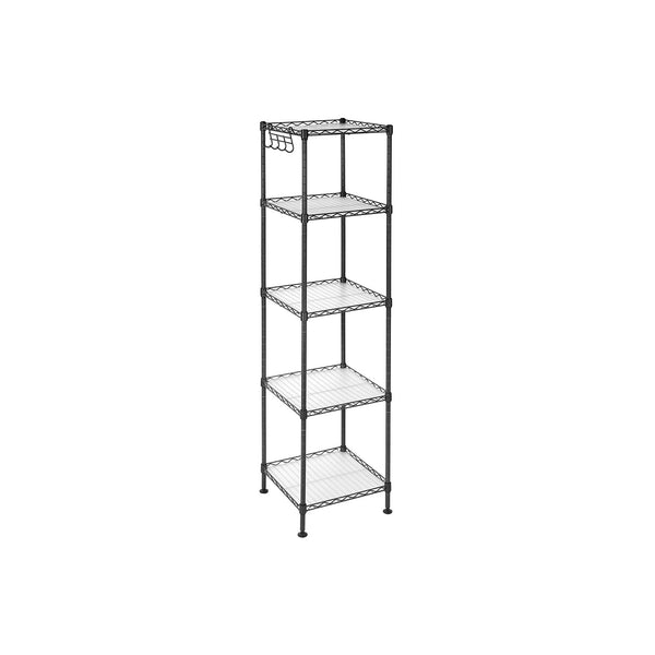 SONGMICS Storage Rack for Small Space ULGR23BK