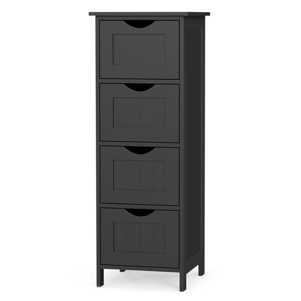 VASAGLE Slim bathroom storage cabinet with drawers for laundry or kitchen ULHC040BH01S