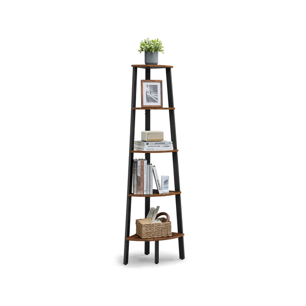 VASAGLE 5-Tier Industrial Corner Shelf ULLS35X