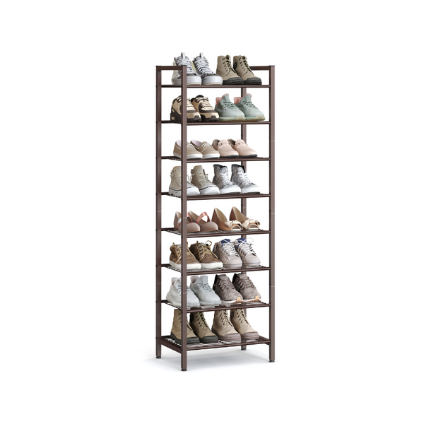 SONGMICS 8-Tier Stackable Shoe Rack ULMR028A01