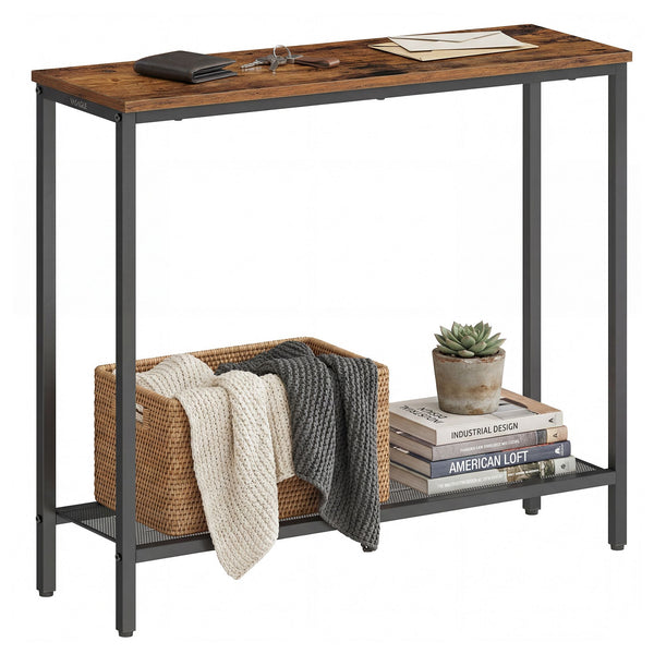 VASAGLE Steel frame with lower storage shelf for entryways ULNT036KD01