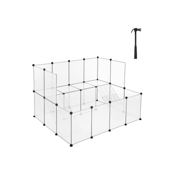 SONGMICS Guinea Pig Playpen with Dense Ramp ULPC004W01