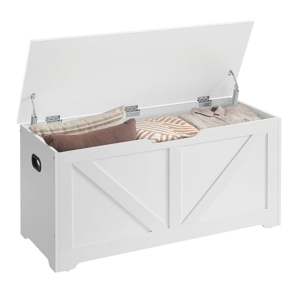 VASAGLE Storage Chest with 2 Safety Hinges ULSB060T14