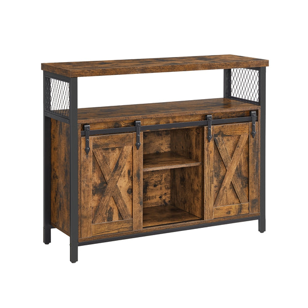 VASAGLE Daxton Collection - Dining Storage Sideboard with Door Rustic Brown ULSC092B01