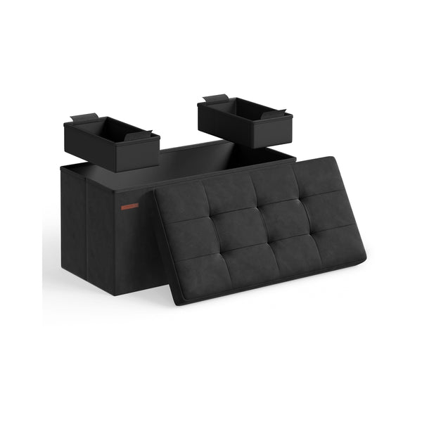 SONGMICS MAZIE Collection - Foldable Storage Ottoman Bench ULSF247B01