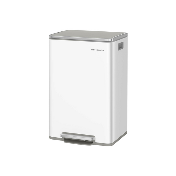 SONGMICS 13-Gallon Trash Can with Handles ULTB595W01V1