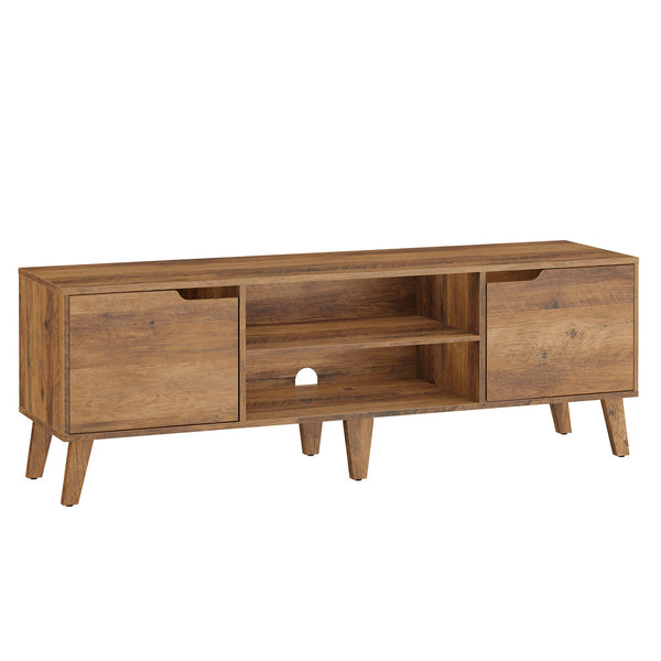 VASAGLE VASAGLE TV Stand for 65-Inch TVs, Entertainment Center with Adjustable Shelf, 58-Inch Long Media Console Table ULTV556K01