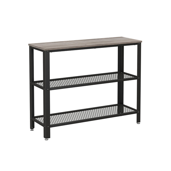 VASAGLE Mesh Shelves Hallway Table ULNT081B02
