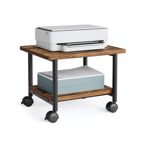 VASAGLE Industrial Under Desk Printer Stand UOPS002B01